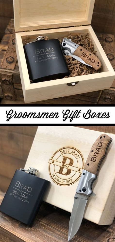 Get ready for a pre-wedding bar crawl with personalized beer growlers. . Etsy groomsmen gifts